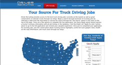 Desktop Screenshot of driverrecruiting.com