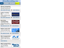 Tablet Screenshot of driverrecruiting.com